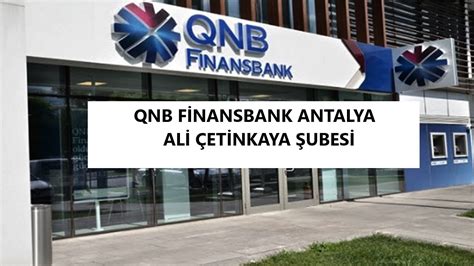 Qnb finansbank çetin emeç şubesi
